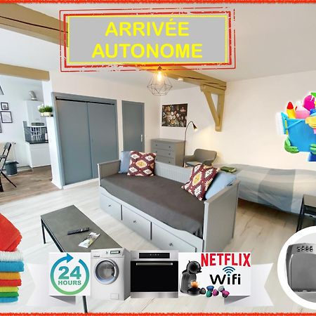 015 Chic & Cosy Studio 41M2 Hypercentre Wifi Smart Tv Netflix Saint-Etienne  Buitenkant foto