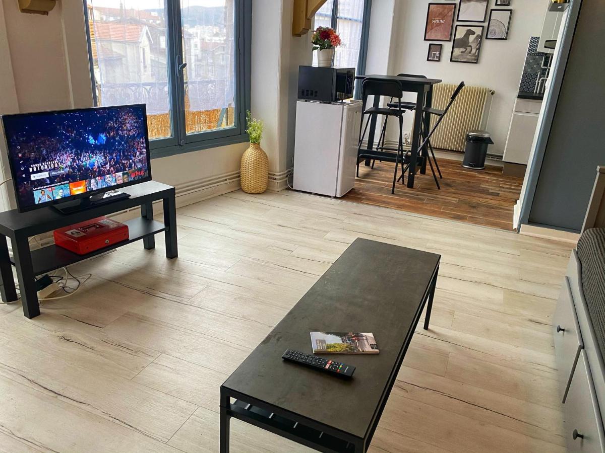 015 Chic & Cosy Studio 41M2 Hypercentre Wifi Smart Tv Netflix Saint-Etienne  Buitenkant foto