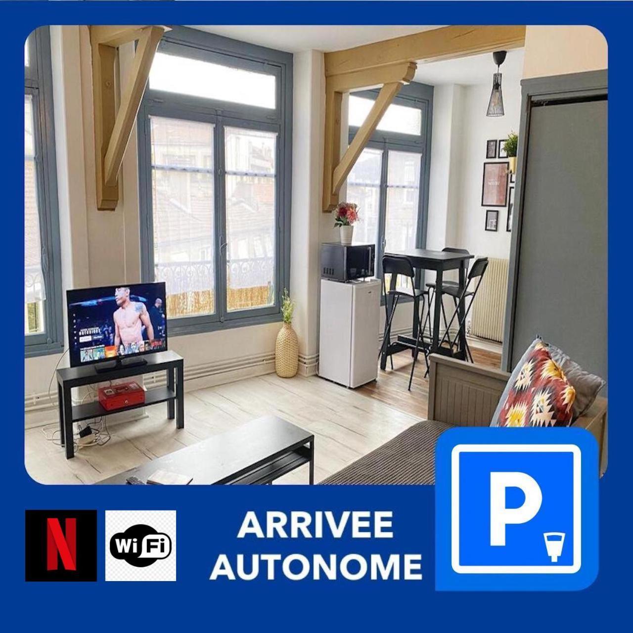 015 Chic & Cosy Studio 41M2 Hypercentre Wifi Smart Tv Netflix Saint-Etienne  Buitenkant foto